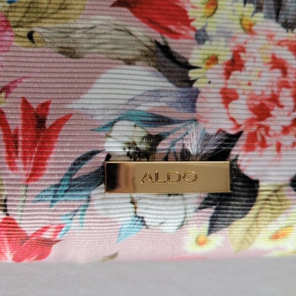 ALDO Clutch Purse Floral Pattern - Picture 7 of 7